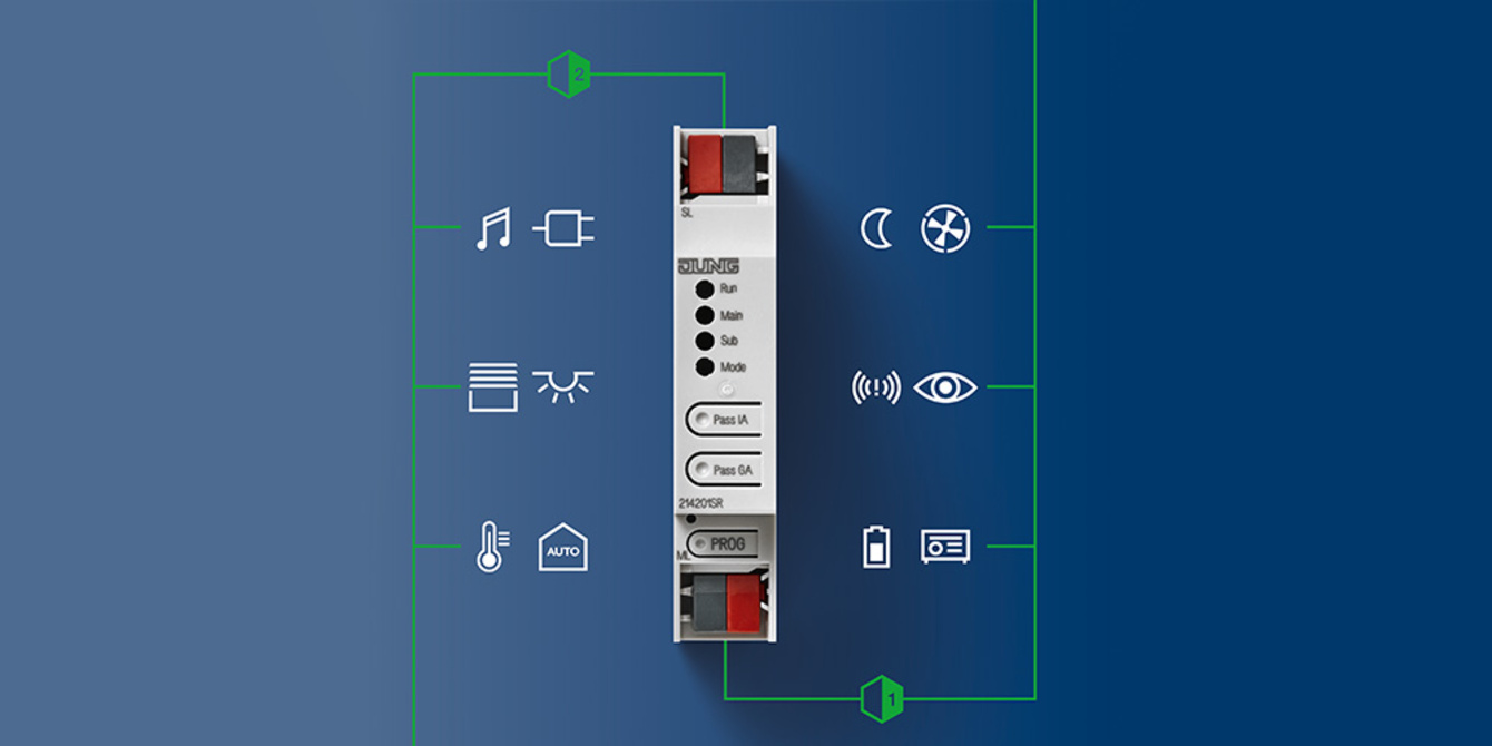 KNX Bereichs- und Linienkoppler bei AG Elektrotechnik GmbH in Frammersbach